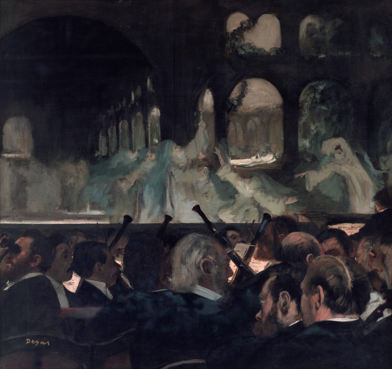 La scène de ballet - Edgar Degas