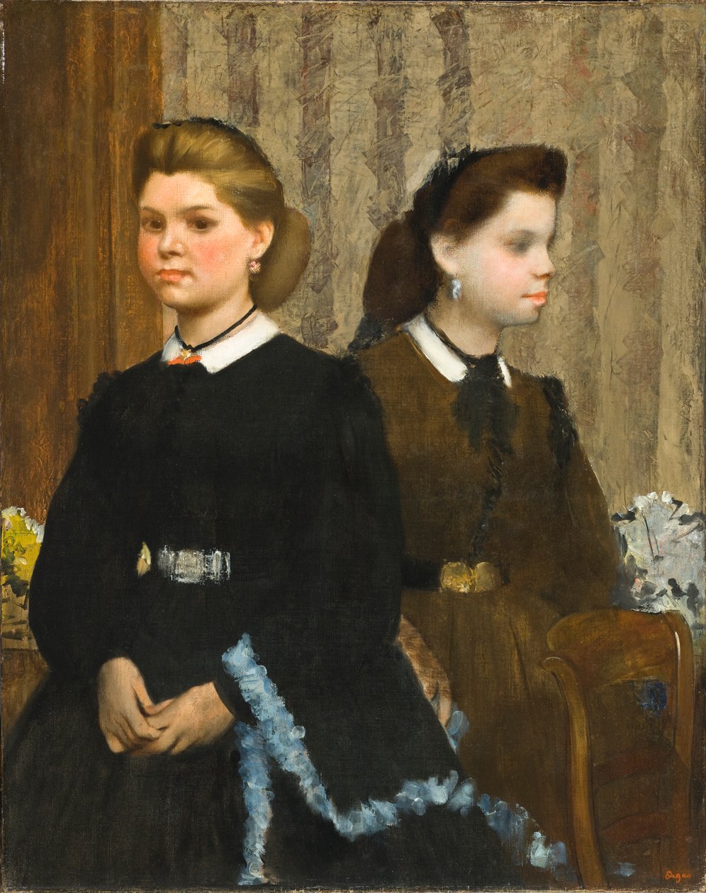 Les sœurs Bellelli (Giovanna et Giuliana Bellelli) - Edgar Degas