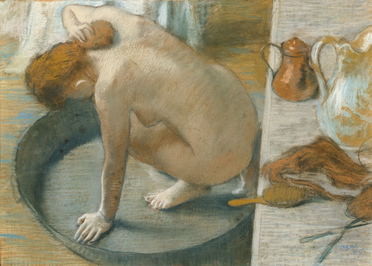 La baignoire, 1886 - Edgar Degas