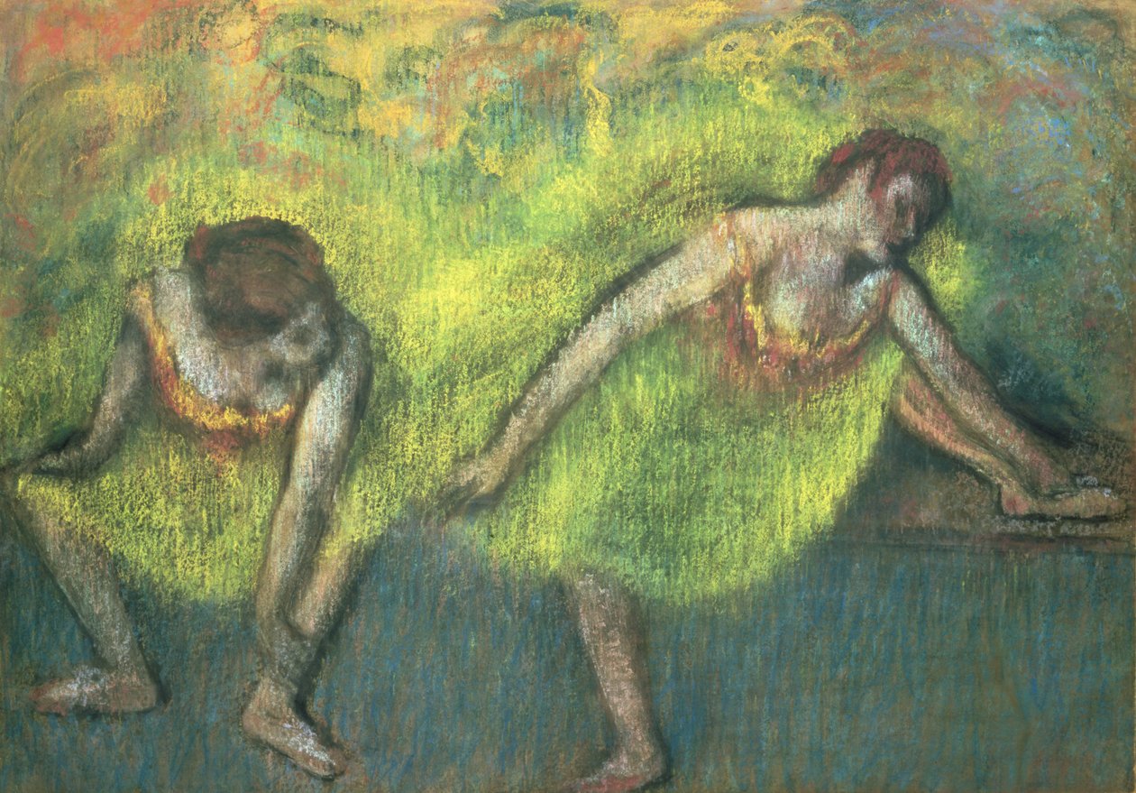 Deux danseurs se reposant | Edgar Degas | Estampe d'art