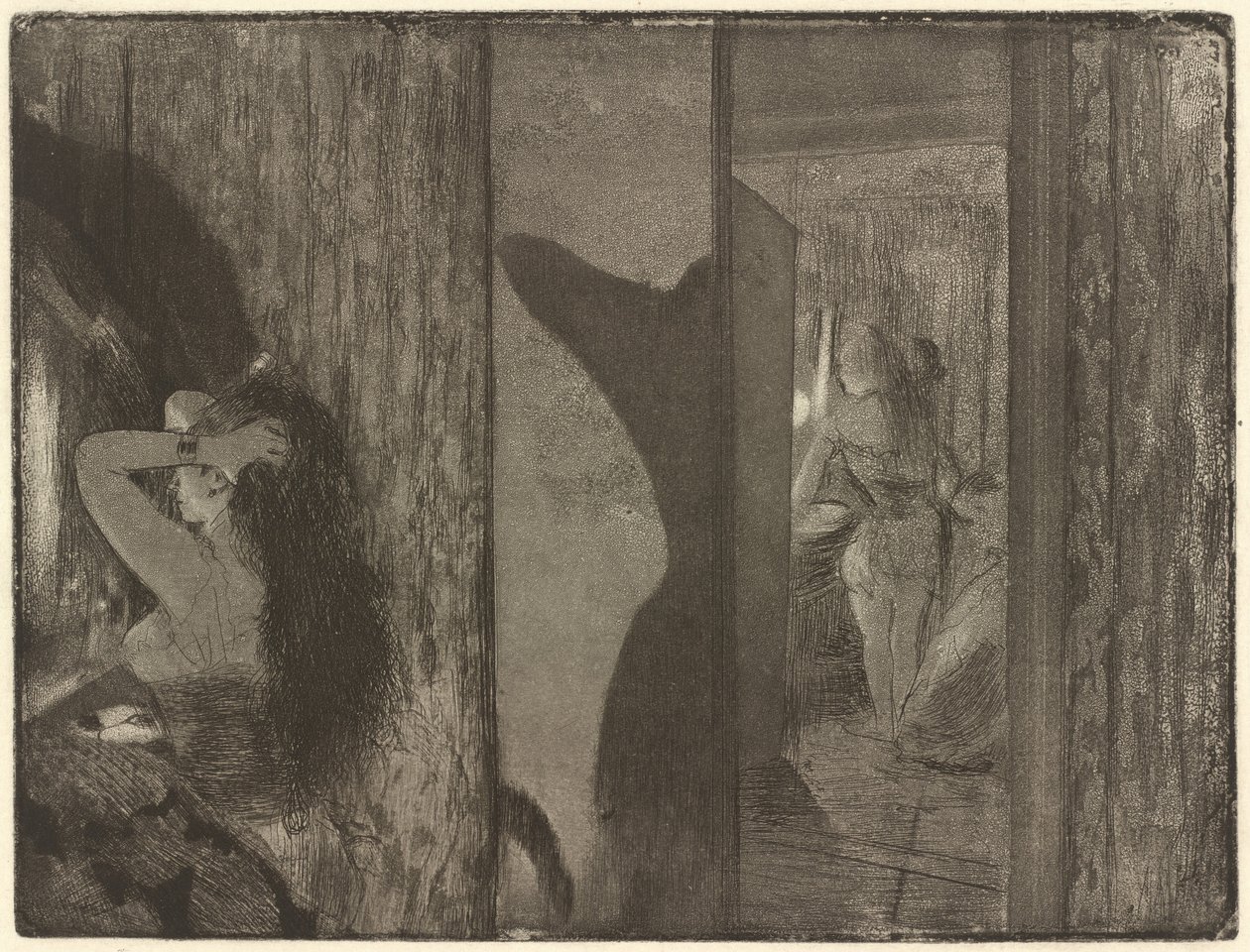 Actrices dans leurs loges, 1879-1880 - Edgar Degas