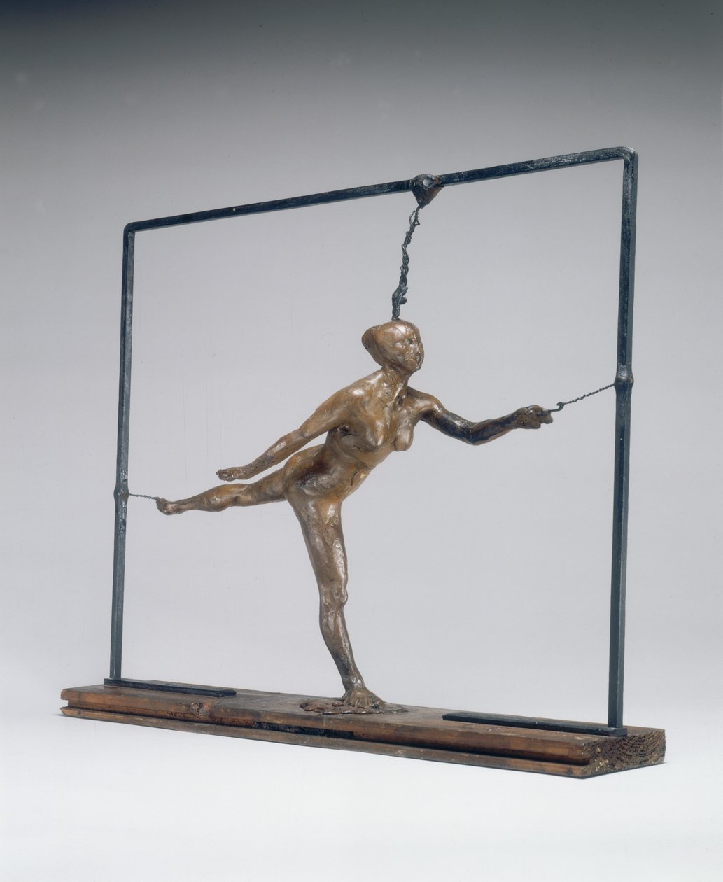 Arabesque sur la jambe droite, bras gauche devant, vers 1885-1890 - Edgar Degas