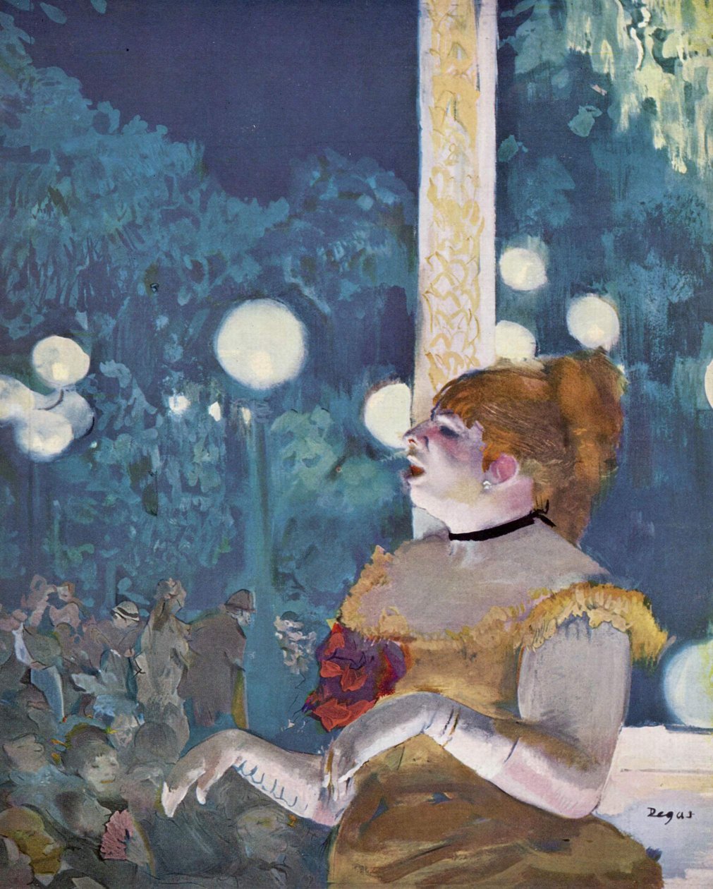 Au Café-concert : La Chanson du chien - Edgar Degas