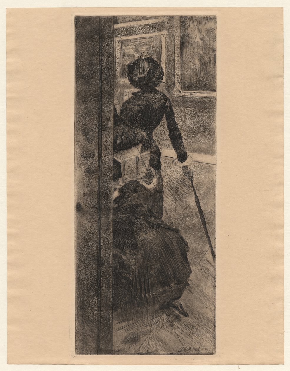 Au Louvre, La peinture, Mary Cassatt - Edgar Degas
