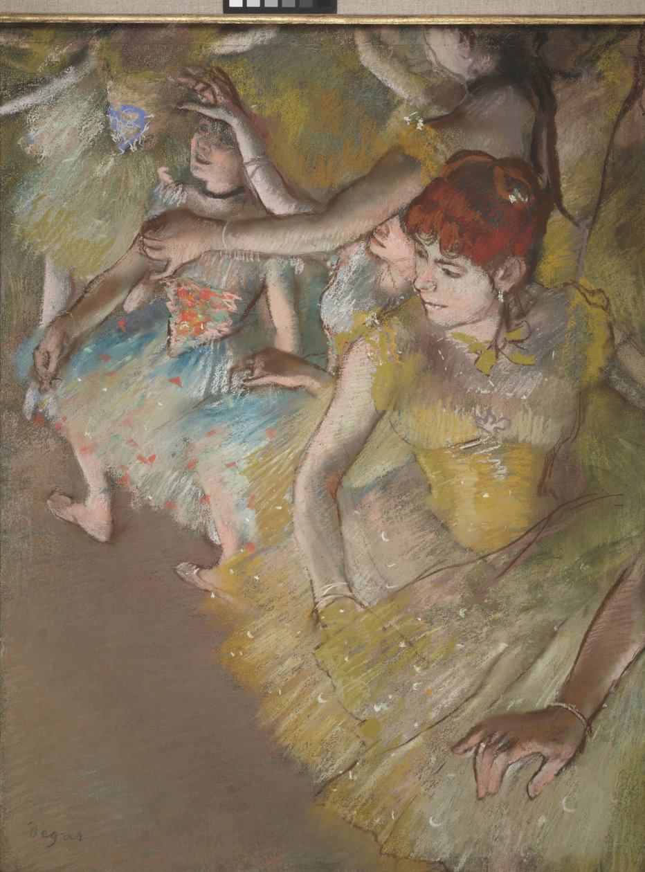 Danseuses de ballet sur scène - Edgar Degas