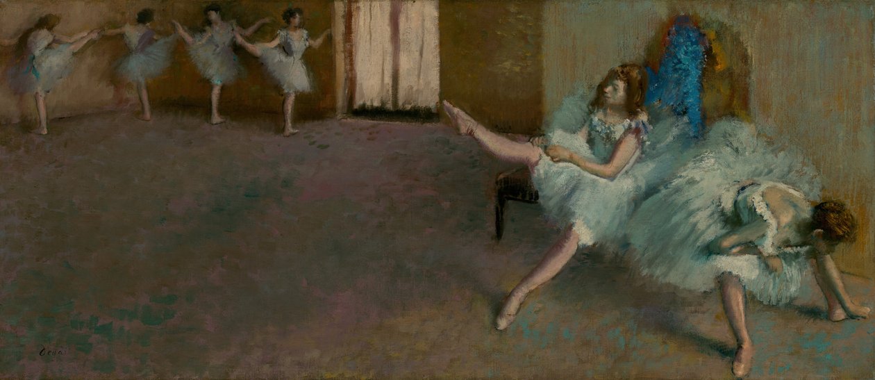 Avant le ballet, 1890-1892 - Edgar Degas