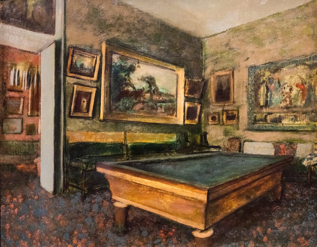 Salle de billard - Edgar Degas