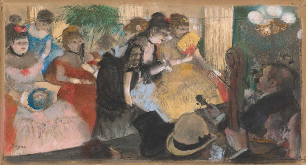 Café-Concert (Cabaret), vers 1876-77 - Edgar Degas