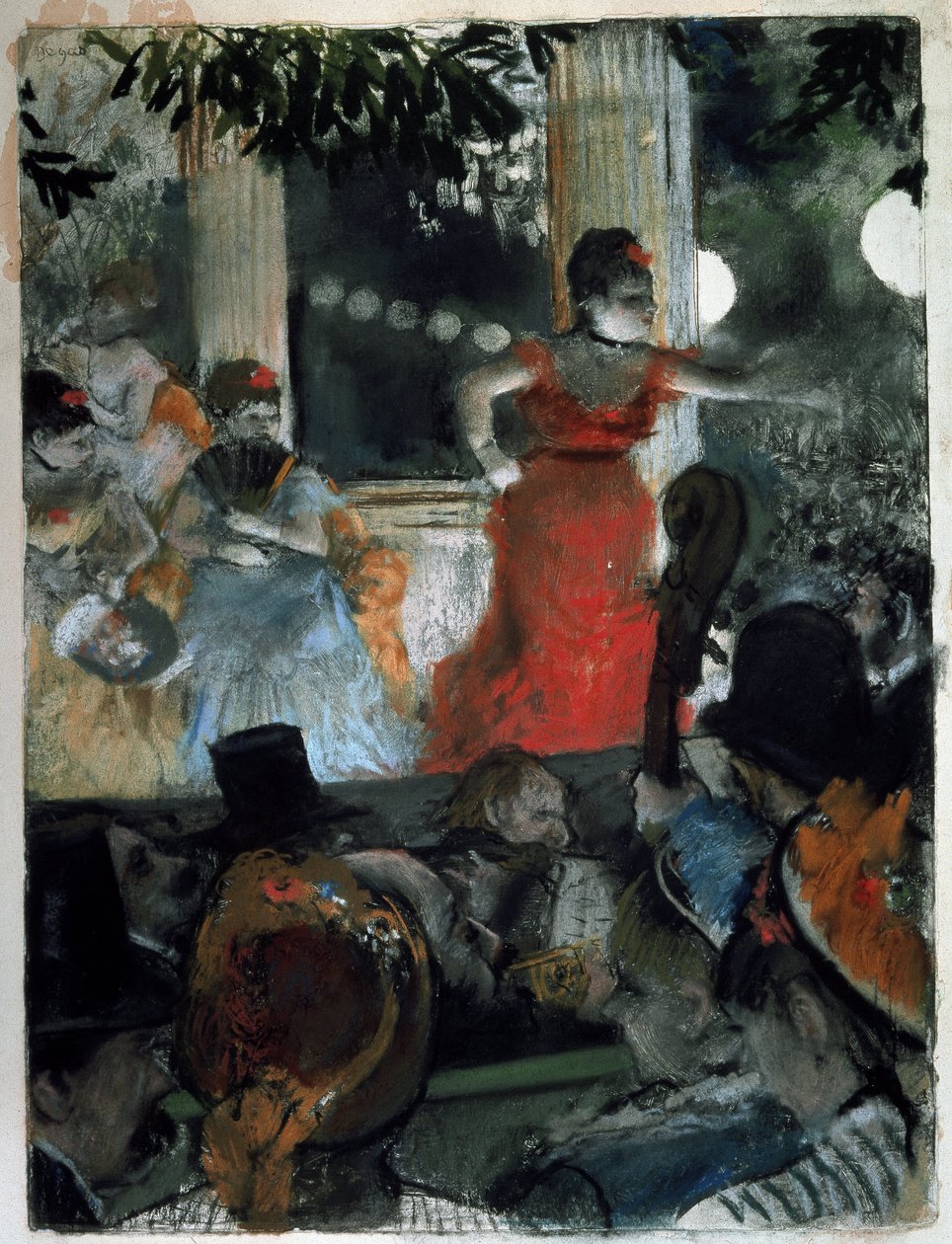 Café-concert aux Ambassadeurs - Edgar Degas