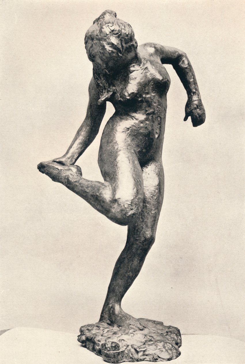 Danseuse regardant la plante de son pied droit, vers 1900 - Edgar Degas