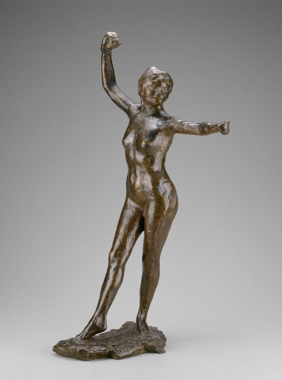 Danseuse prête à danser, pied droit en avant - Edgar Degas