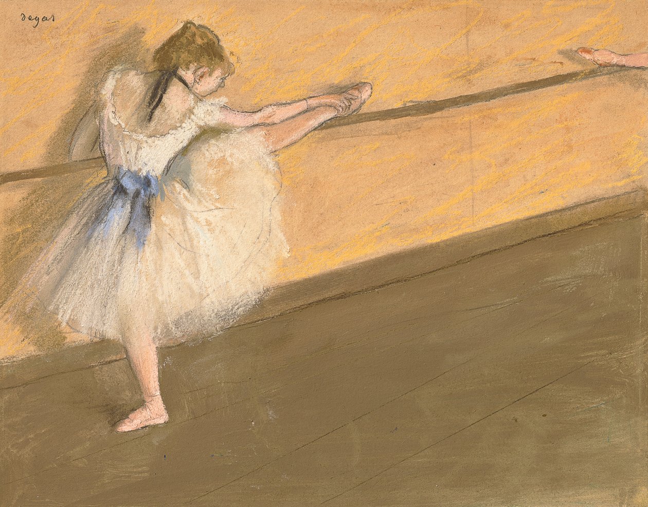 Edgar Degas、DANSEUSE A LA BARRE Danseuses à la barre | Musée des