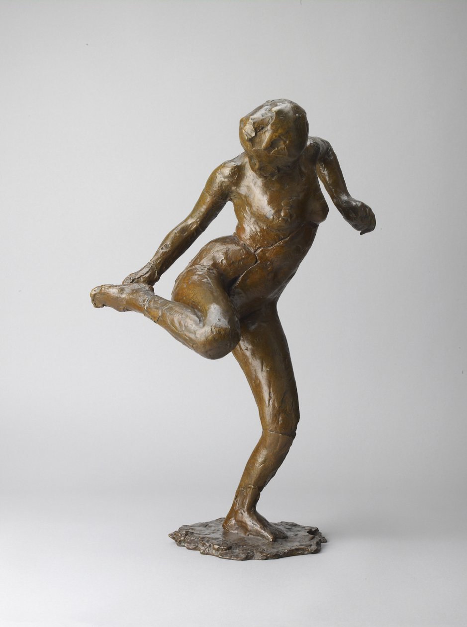 Danseuse regardant la plante de son pied droit - Edgar Degas