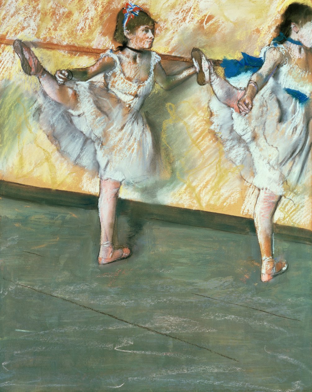 Edgar Degas、DANSEUSE A LA BARRE File:'Danseuse à la Barre' by Edgar Degas, c. 1885.jpg