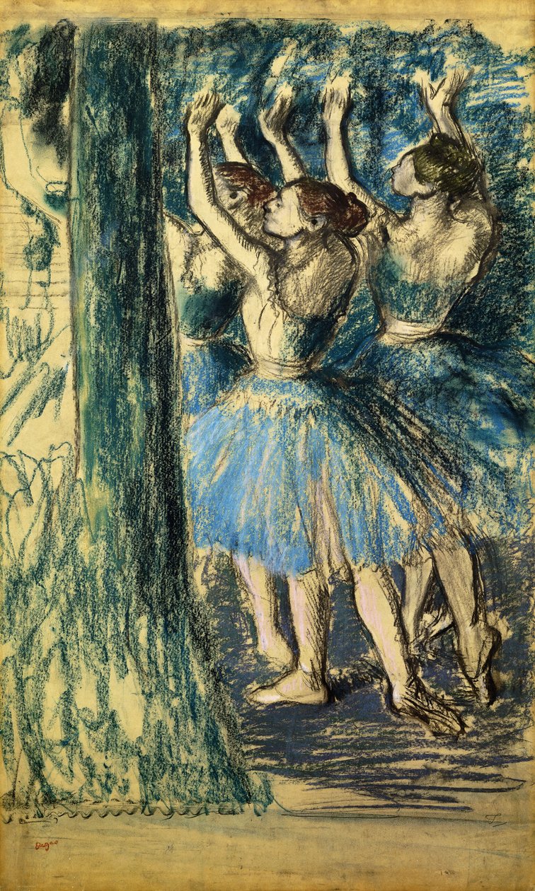 Danseuses en scène, c. 1898 - Edgar Degas