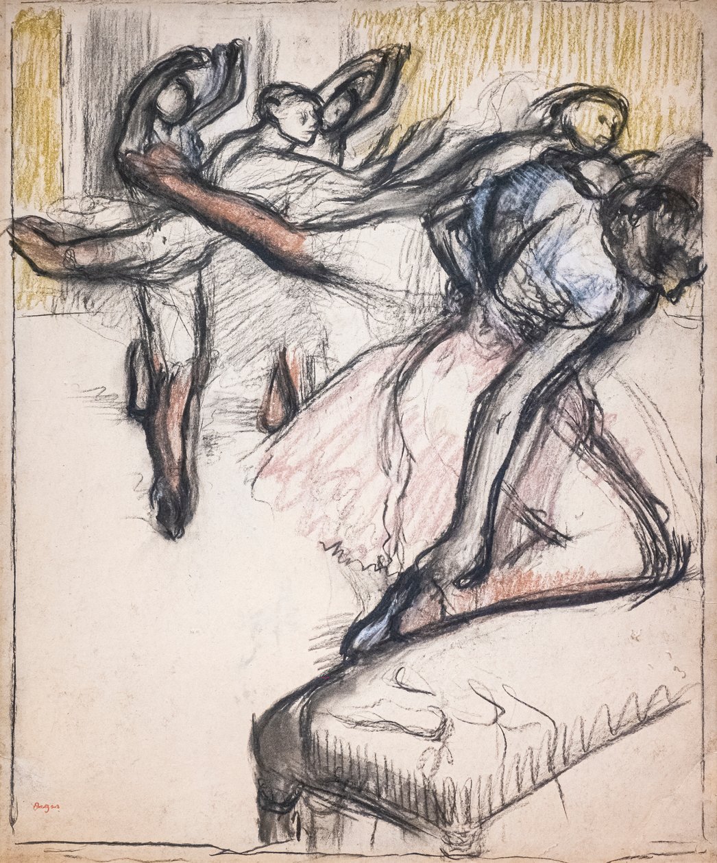 Danseuses pratiquant au foyer de l