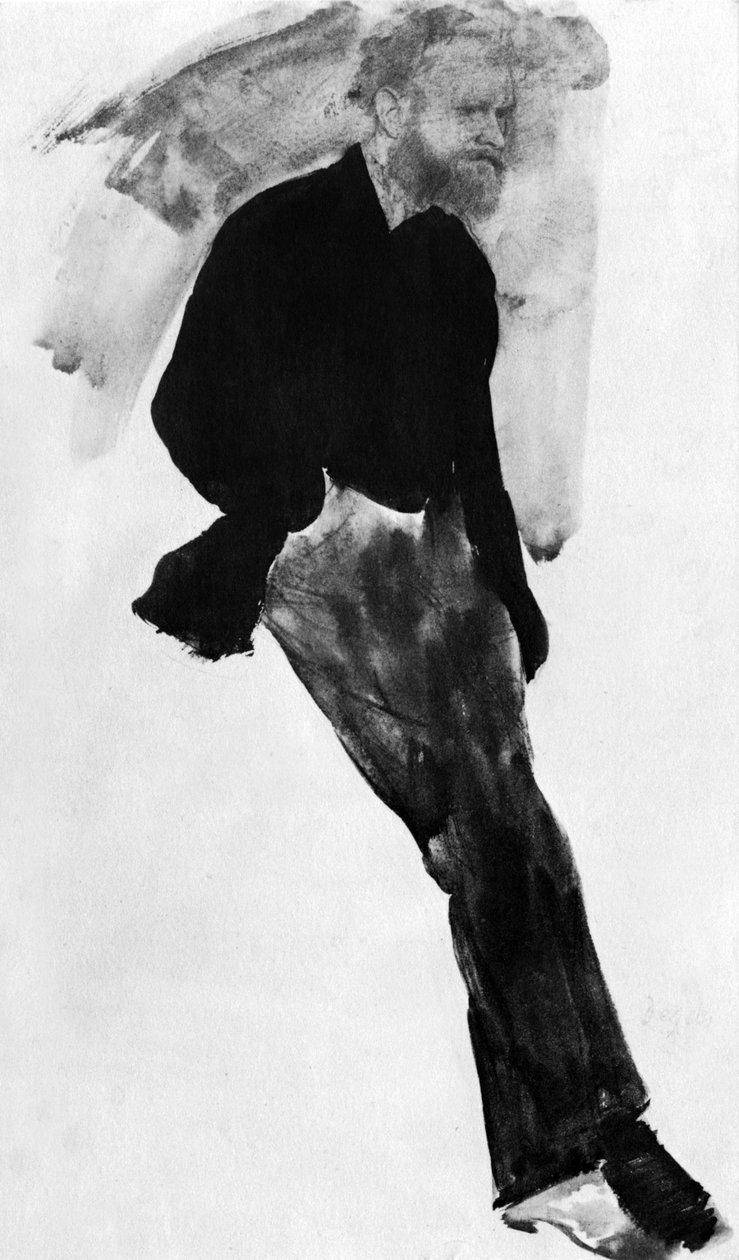 Edouard Manet (1832-1883) peintre français, dessin d