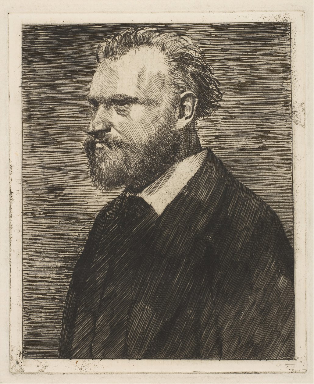 Édouard Manet, portrait en buste - Edgar Degas