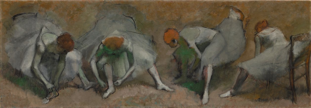 Frise de danseurs, vers 1895 - Edgar Degas