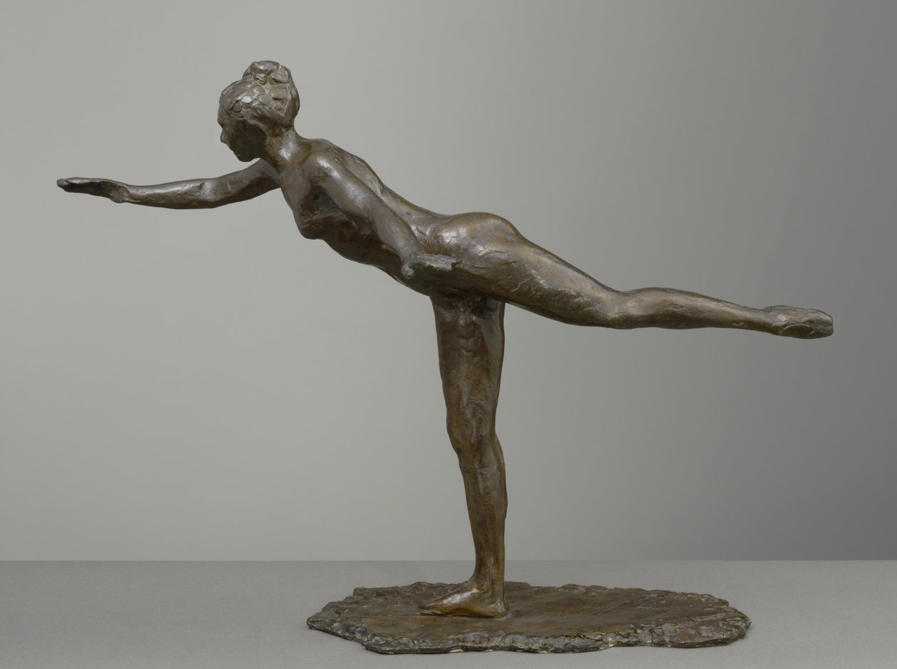 Grande Arabesque, deuxième fois, modelée c.1880s, coulée 1919-21 - Edgar Degas