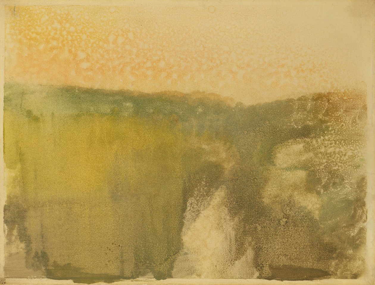 Paysage Vert, vers 1890 - Edgar Degas