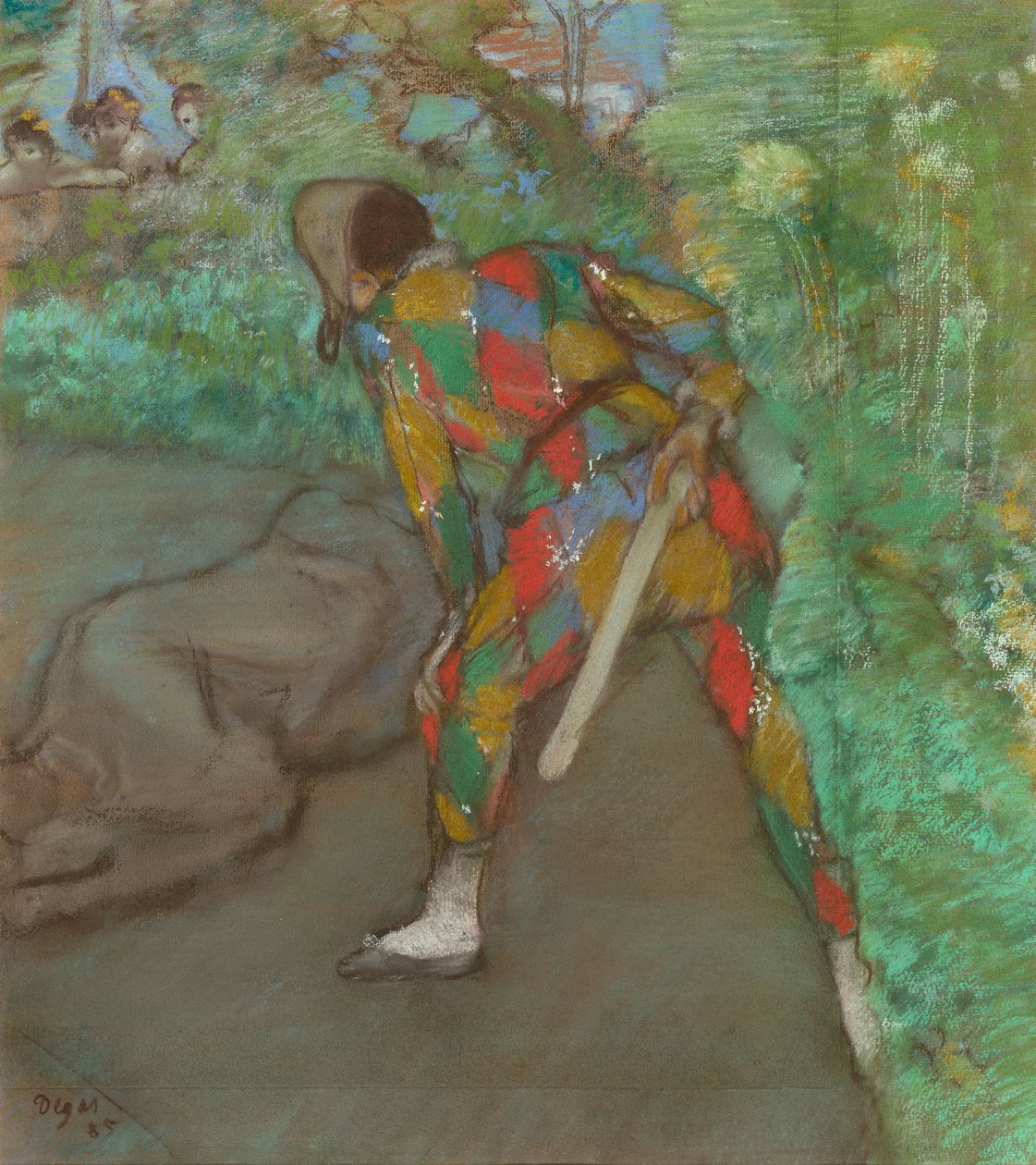 Arlequin - Edgar Degas