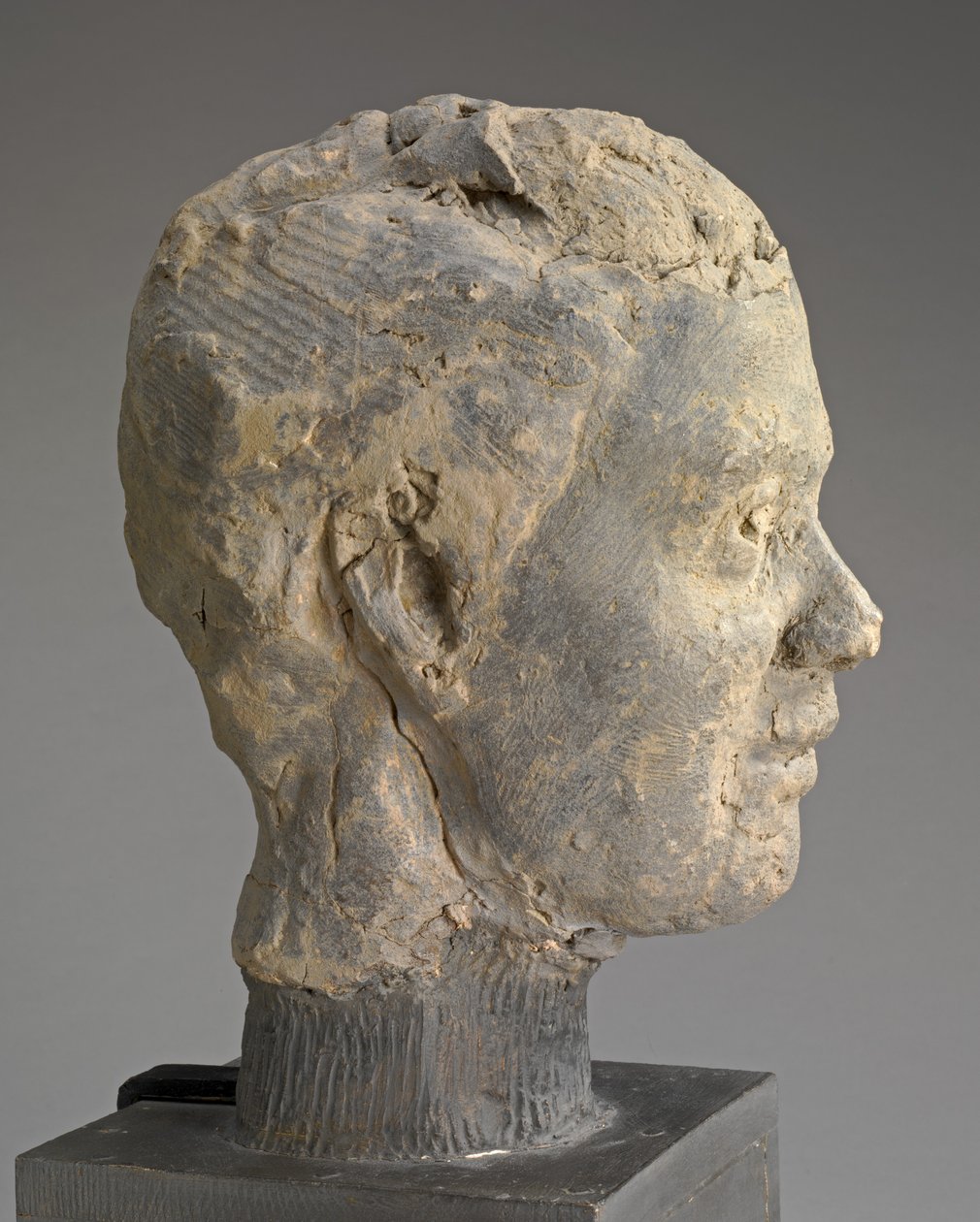 Tête, étude pour un portrait de Mme Salle - Edgar Degas