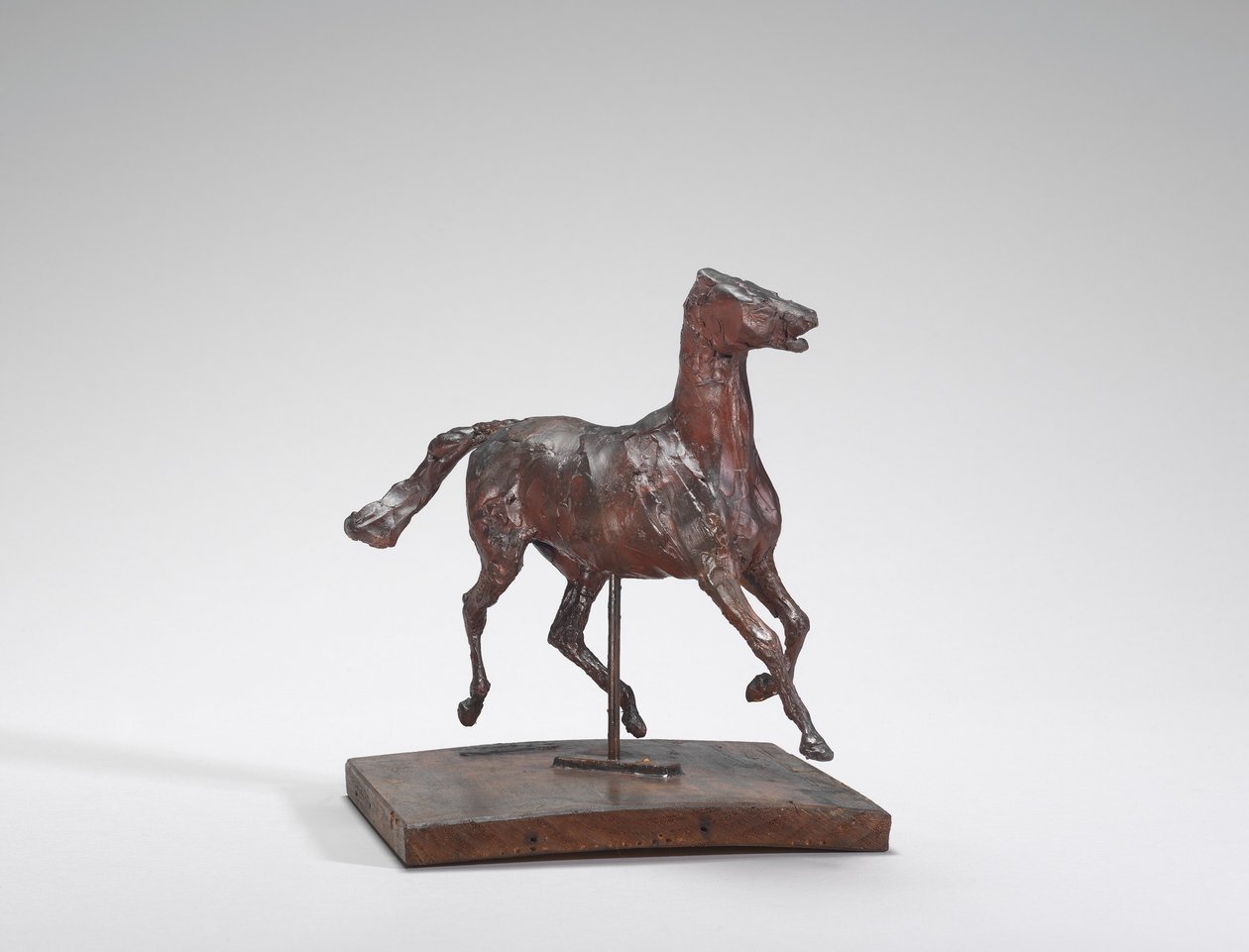 Cheval au Trot, les Pieds ne Touchant pas le Sol, années 1870 - Edgar Degas