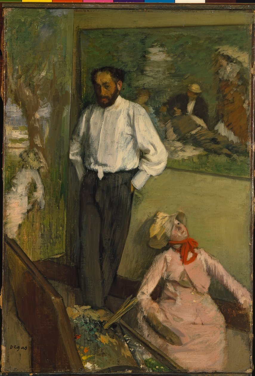 L’Homme et le pantin - Edgar Degas