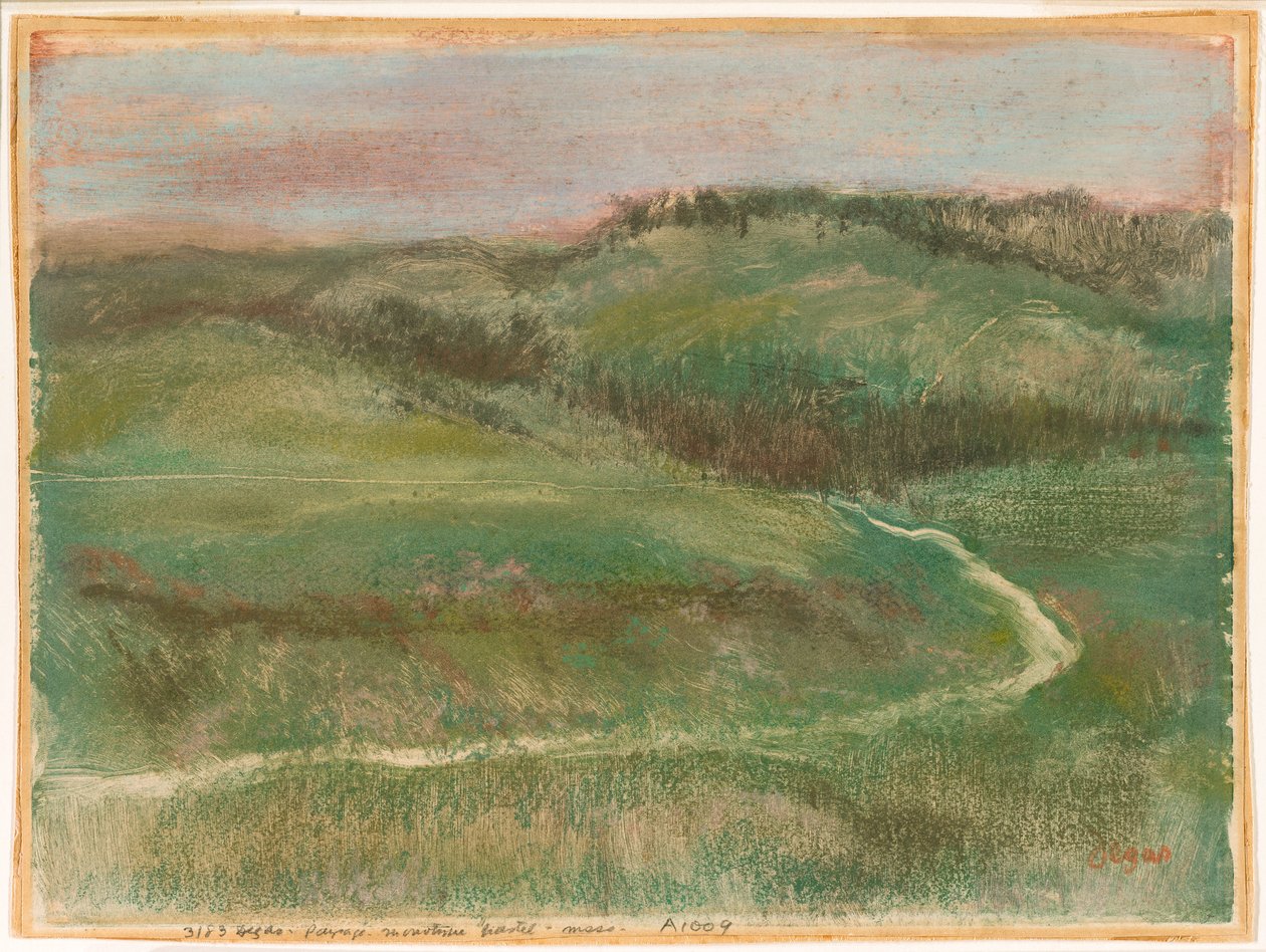 Paysage - Edgar Degas
