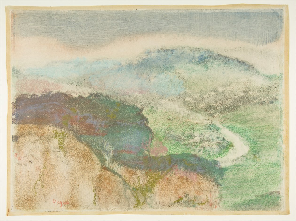 Paysage - Edgar Degas