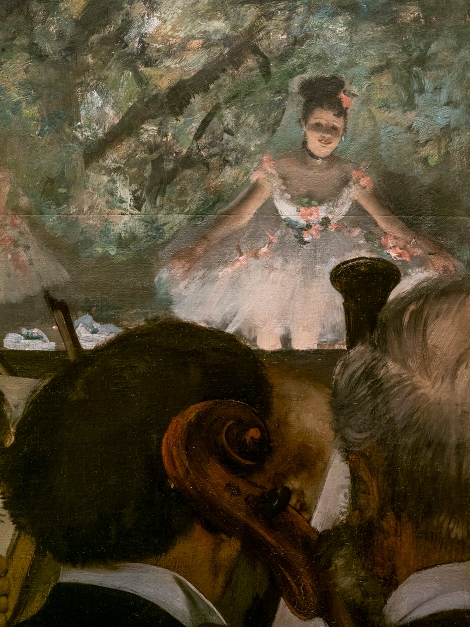 Les Musiciens (détail) - Edgar Degas
