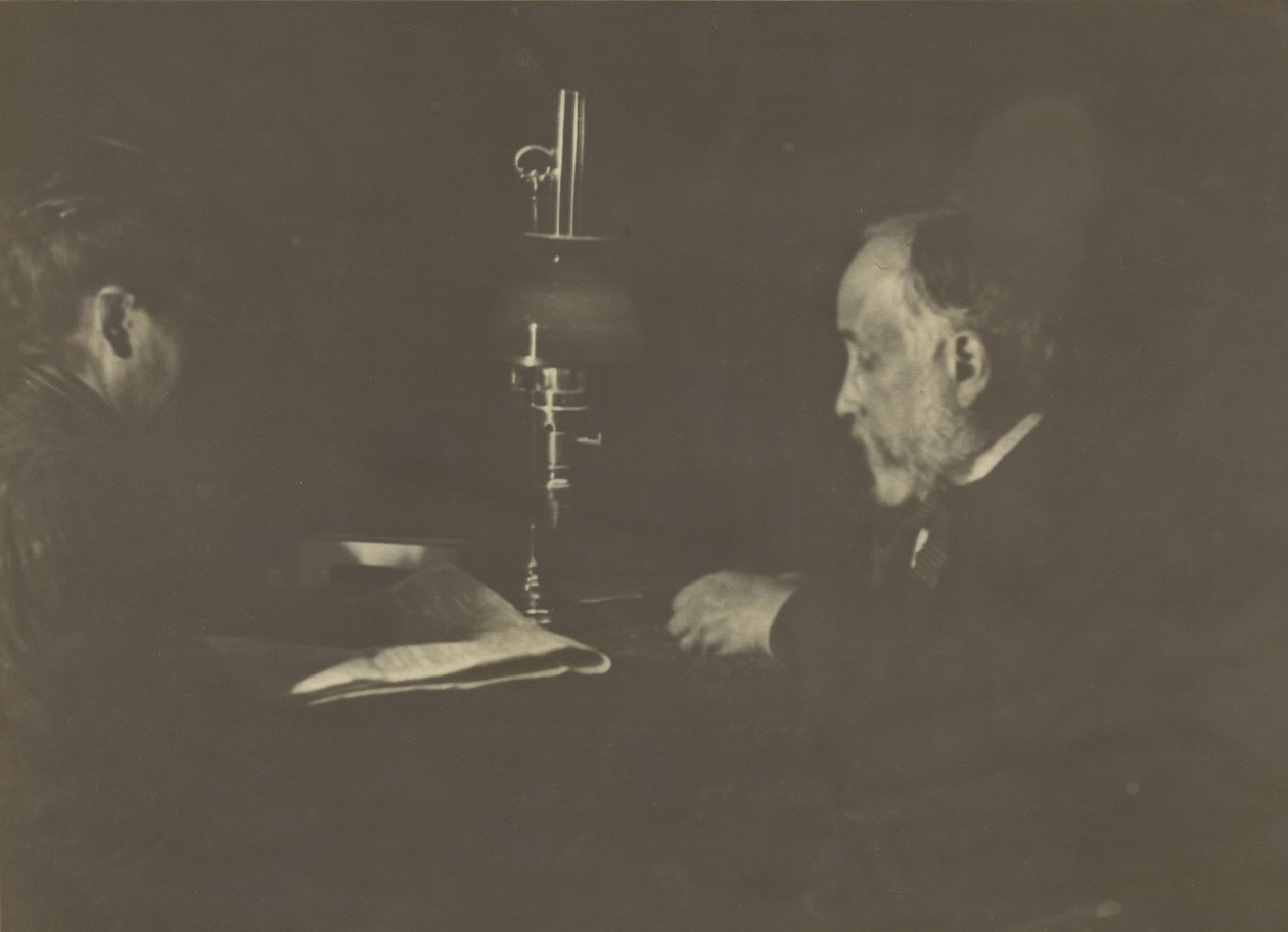 Louise Halévy lisant à Degas - Edgar Degas