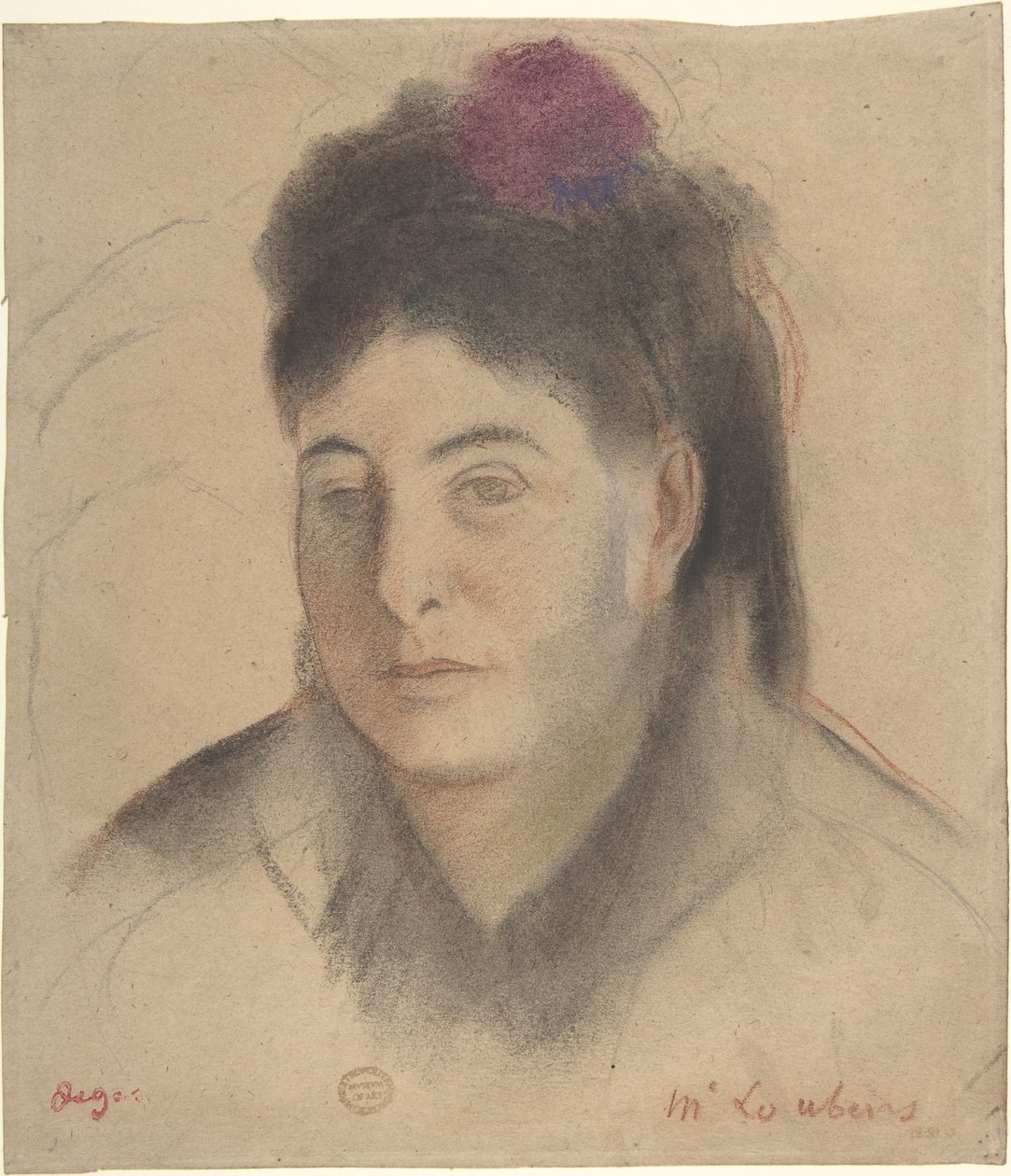 Madame Loubens - Edgar Degas