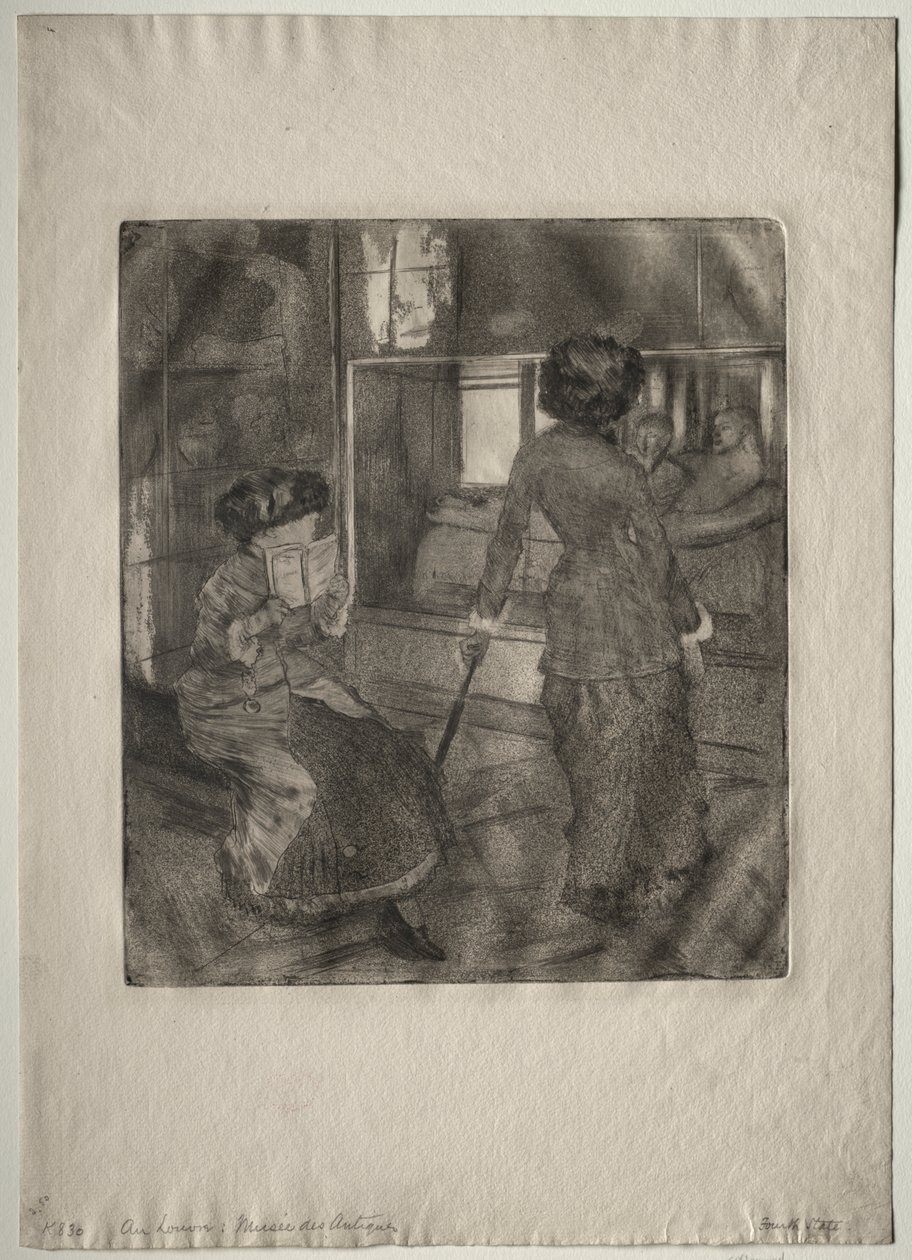 Mary Cassatt au Louvre : La galerie étrusque - Edgar Degas