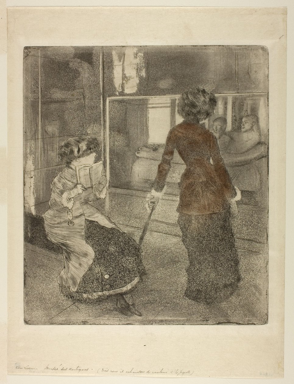 Mary Cassatt au Louvre : La galerie étrusque - Edgar Degas