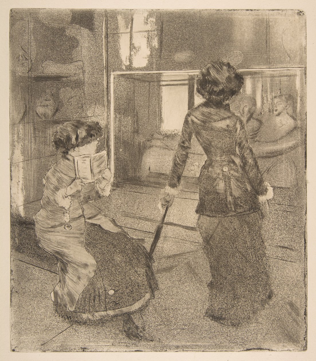 Mary Cassatt au Louvre : La galerie étrusque - Edgar Degas
