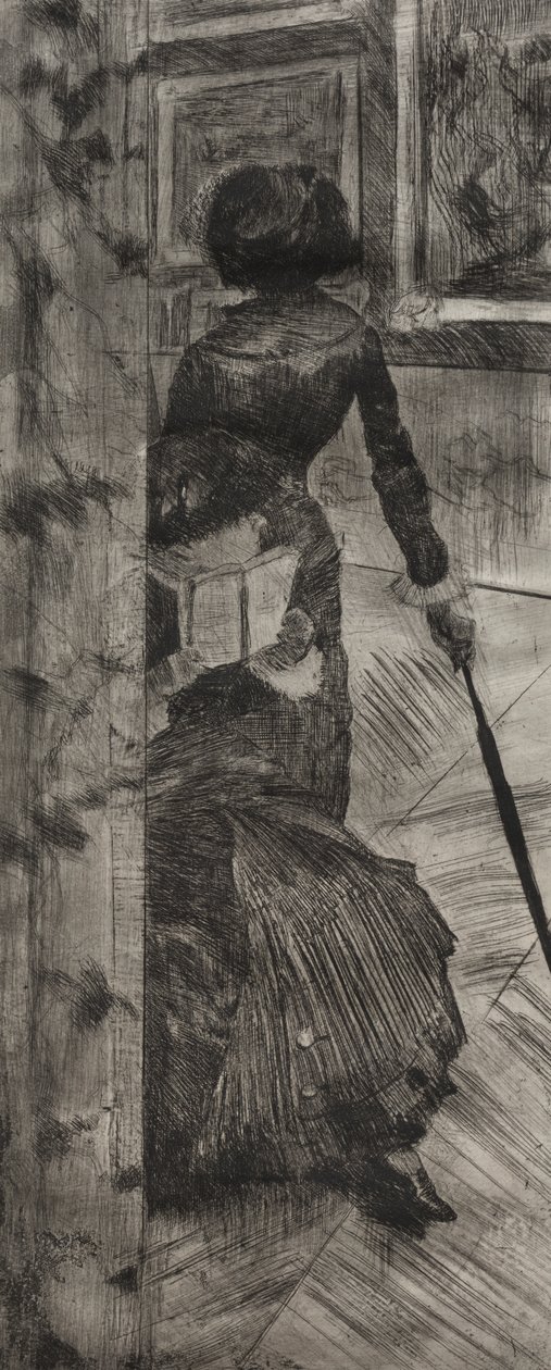 Mary Cassatt au Louvre : La galerie des peintures - Edgar Degas