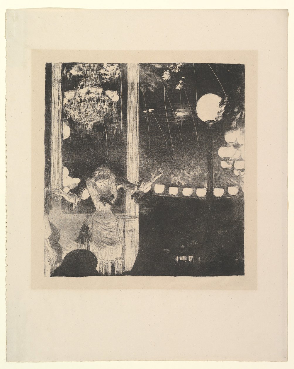 Mlle Bécat au Café des Ambassadeurs, Paris, 1877-78 - Edgar Degas