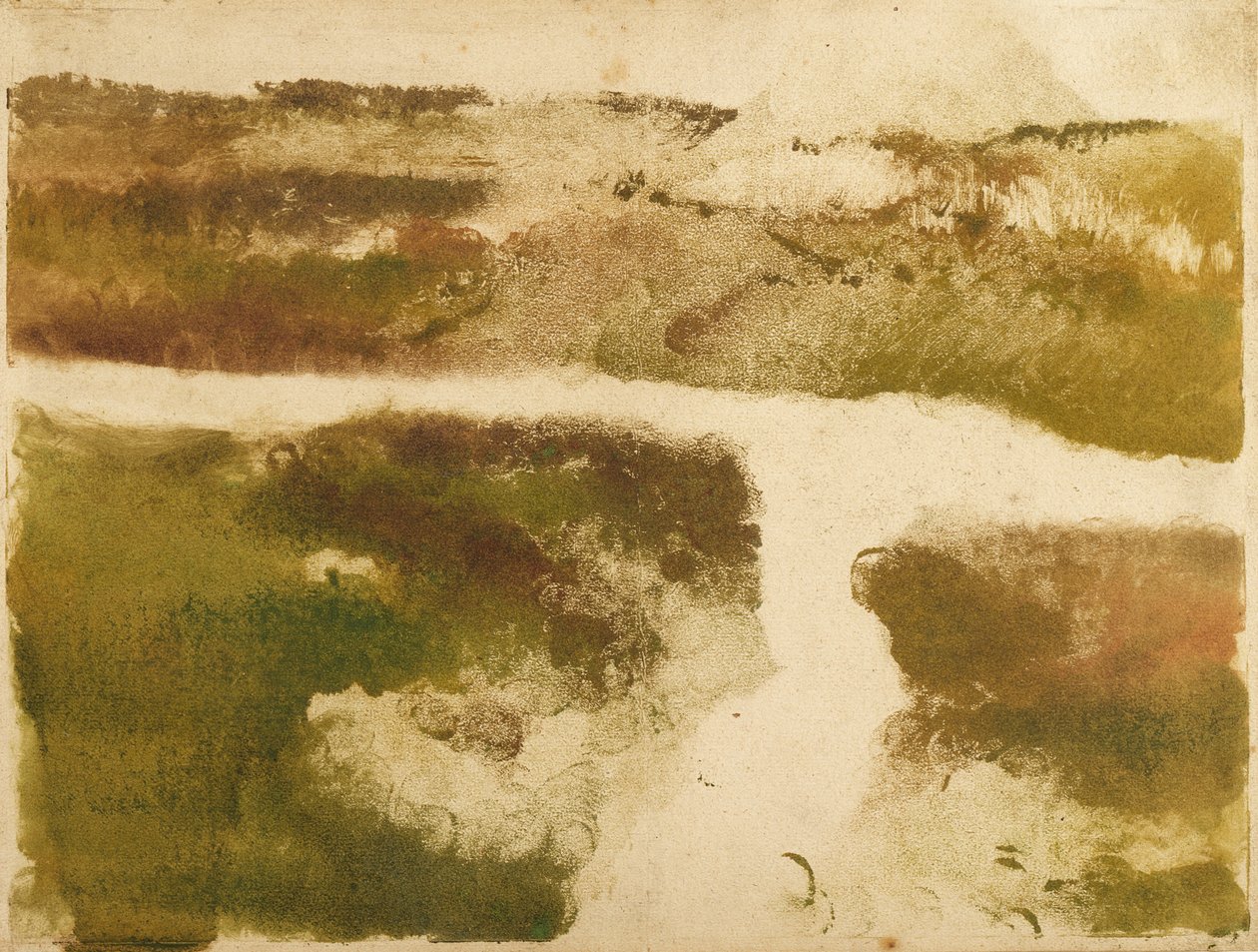 Paysage de montagne - Edgar Degas