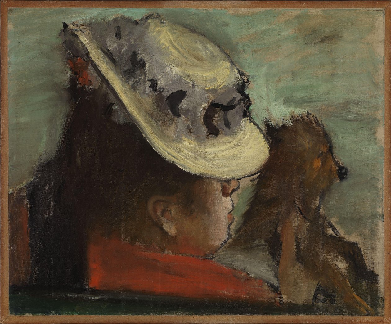 Norvégien Bokmål :  Dame med hund Lady with a Dog - Edgar Degas