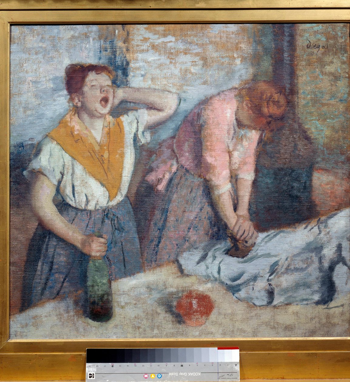 Peintures par Edgar Degas (1834-1917). 1884/86. Dim. 0,76 x 0,81 m. Paris, Musée d