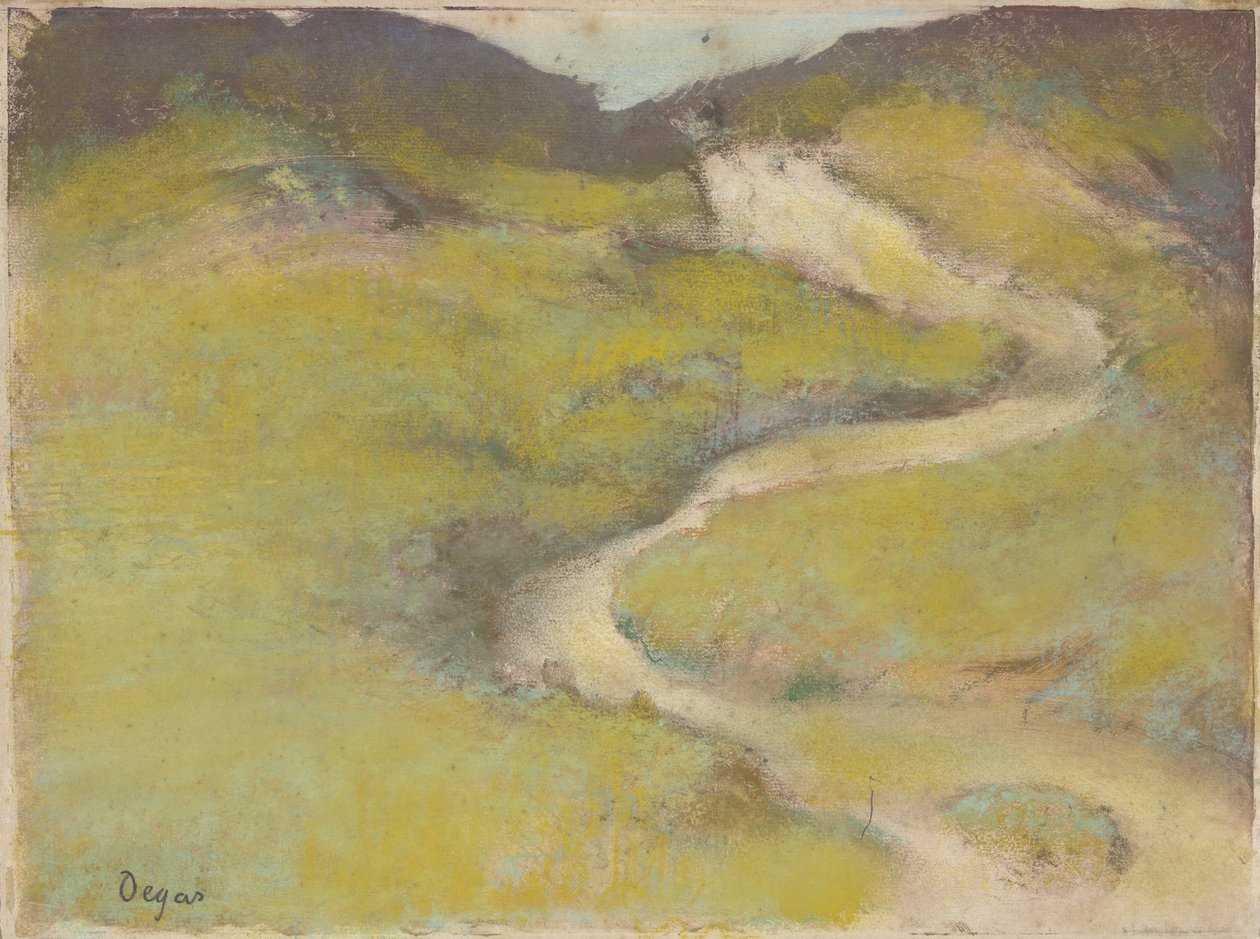 Sentier dans un champ, 1890 - Edgar Degas