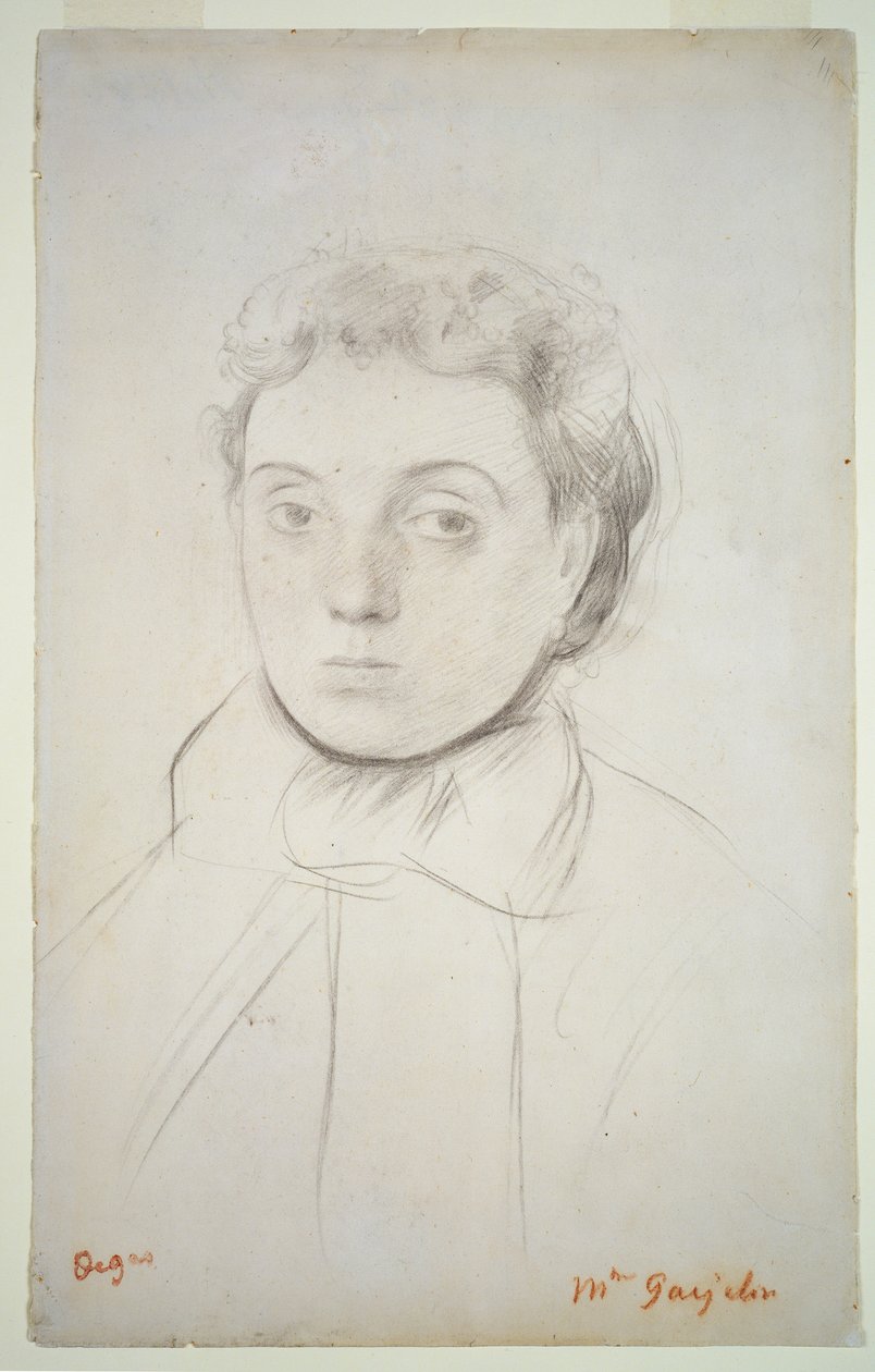 Portrait de Joséphine Gaujelin, avant 1867 - Edgar Degas