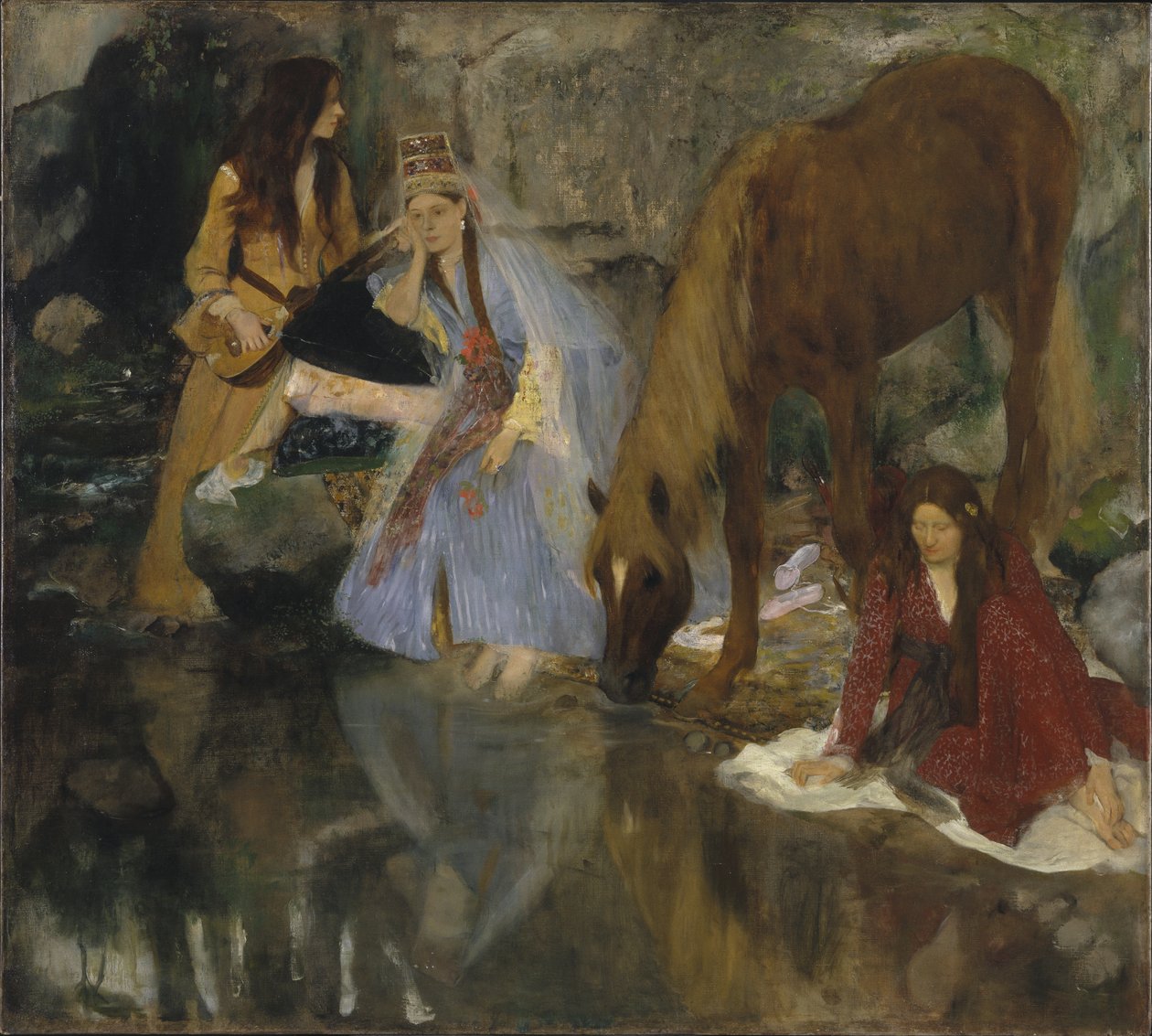 Portrait de Mlle Fiocre dans le ballet "La Source", c.1867-68 - Edgar Degas