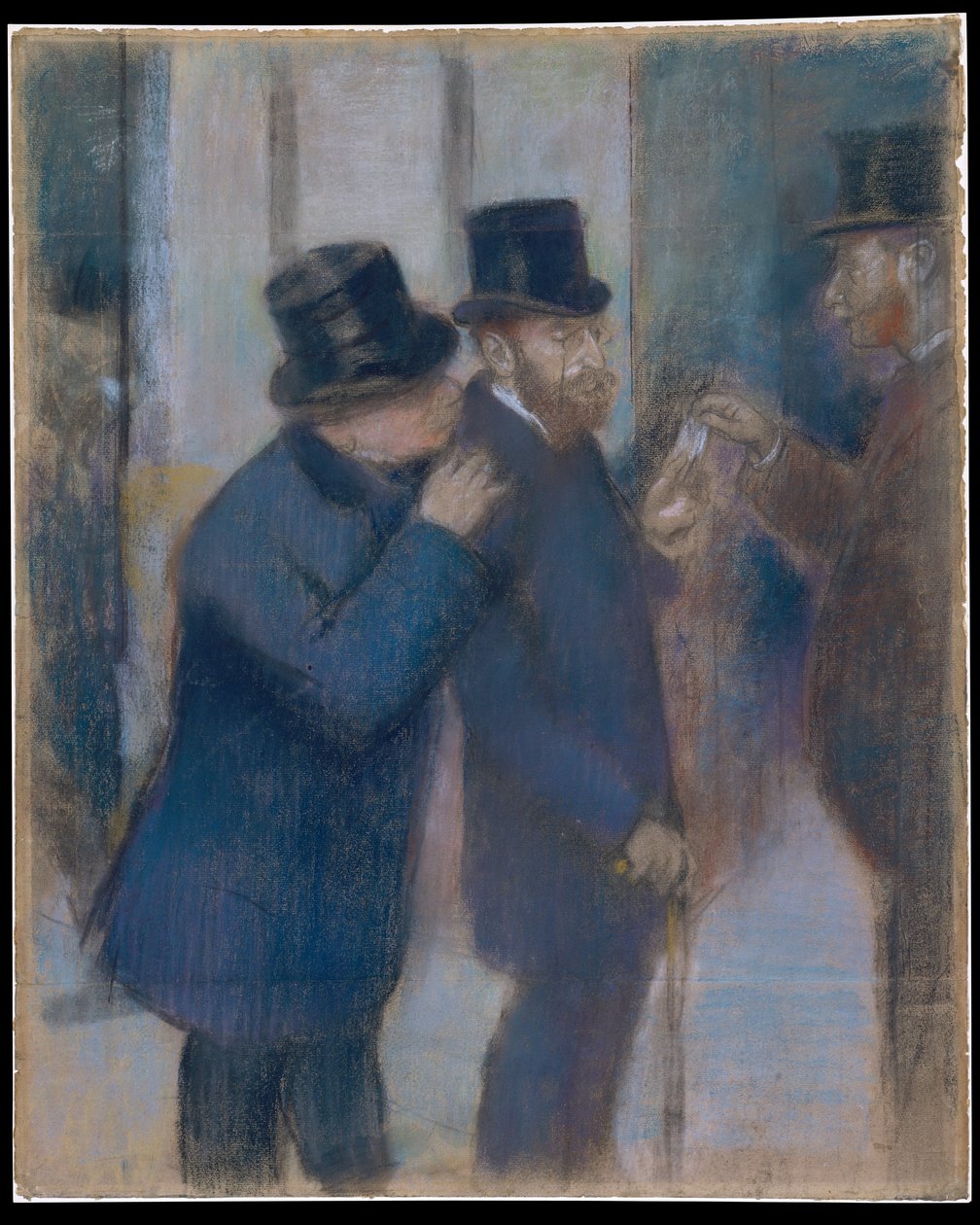Portraits à la Bourse - Edgar Degas