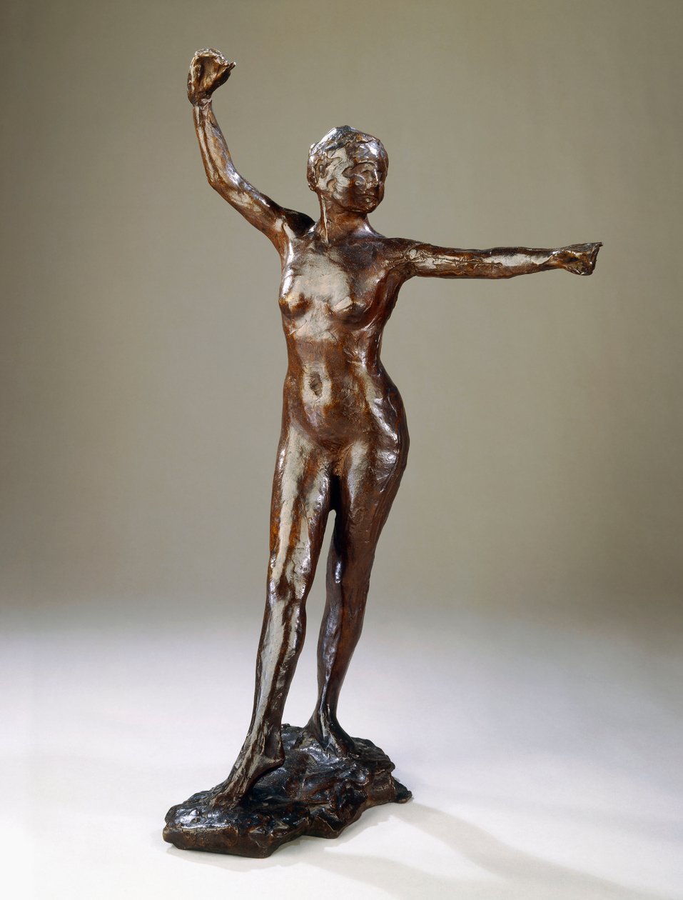 Préparation pour la danse, le pied droit en avant - Edgar Degas