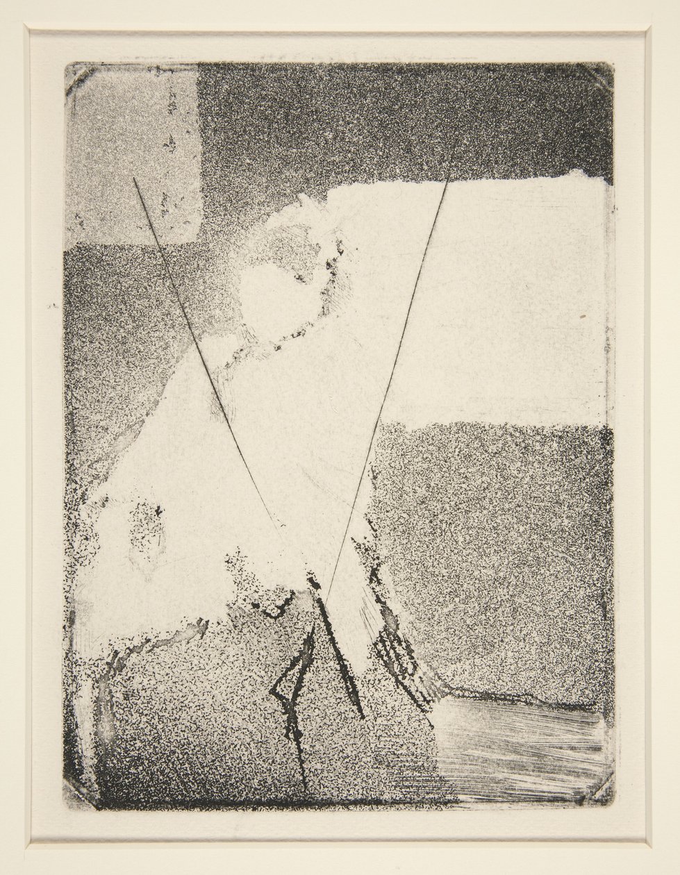 Femme assise avec bonnet et châle, vers 1879 - Edgar Degas