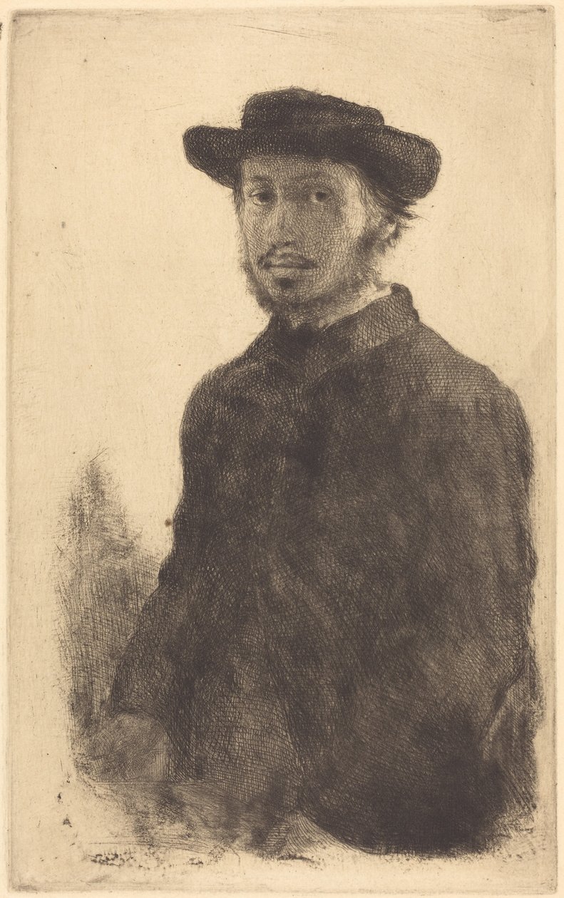 Self-Portrait (Edgar Degas, par lui-même) - Edgar Degas