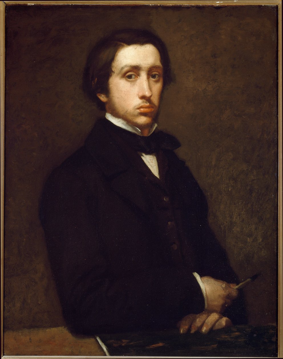 Autoportrait ou Degas avec porte-crayon - Edgar Degas